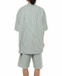 画像5: maison MIHARA YASUHIRO Stripe OX Band Collar Short Sleeve Shirt (5)