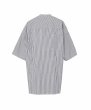 画像2: maison MIHARA YASUHIRO Stripe OX Band Collar Short Sleeve Shirt (2)