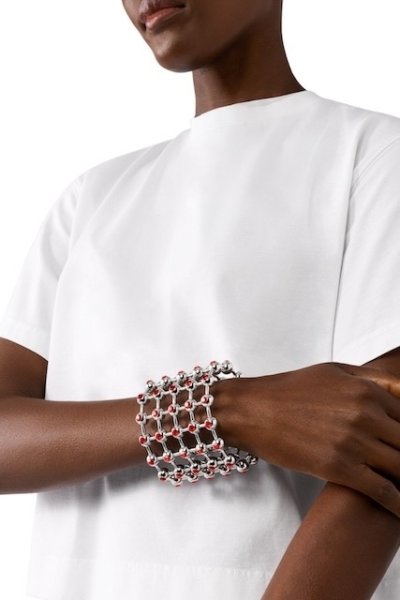 画像3: DIESEL dx1559040 jewel Stainless Steel Cuff Bracelet (3)