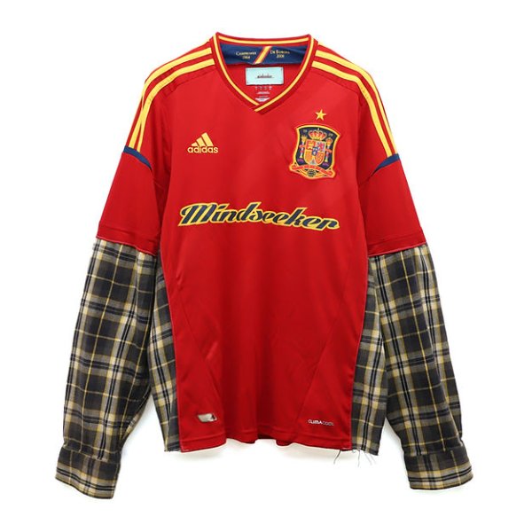 画像1: mindseeker Remake Check Sleeve Game Shirts (1)