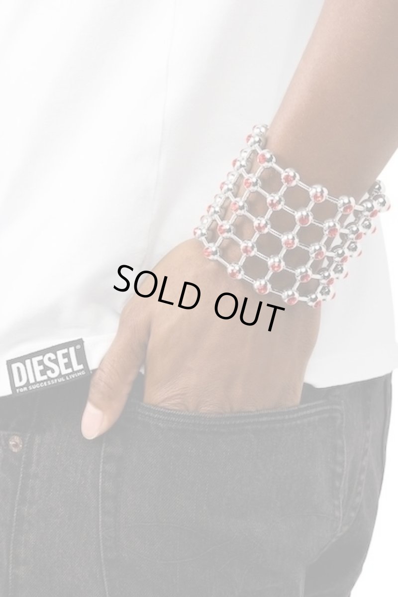 画像2: DIESEL dx1559040 jewel Stainless Steel Cuff Bracelet (2)