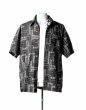 画像3: Greg Lauren SHORT SLEEVE SHIRT BLACK (3)