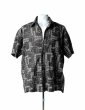 画像1: Greg Lauren SHORT SLEEVE SHIRT BLACK (1)