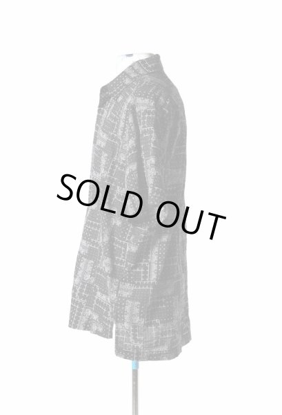 画像2: Greg Lauren SHORT SLEEVE SHIRT BLACK (2)