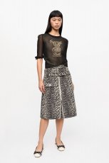 画像6: GANNI ガニー Black Sheer Jacquard Top (6)