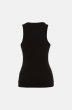 画像2: GANNI ガニー Soft Cotton Rib Rhinestone Tank Top タンクトップ (2)