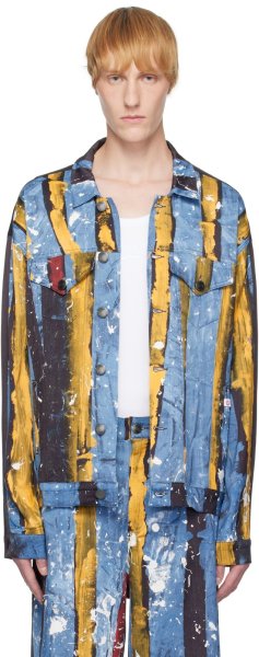 画像1: Charles Jeffrey LOVERBOY  Silky Oversized 'Denim (1)