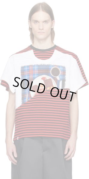 画像1: Charles Jeffrey LOVERBOY  AULD HAG DOUBLE TEE in RED (1)