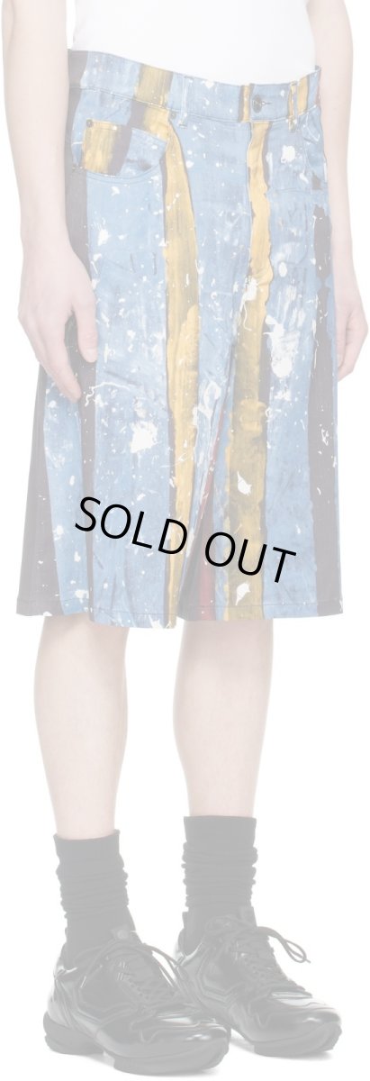 画像2: Charles Jeffrey LOVERBOY   Silky 'Denim'  ショートパンツ (2)