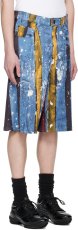 画像2: Charles Jeffrey LOVERBOY   Silky 'Denim'  ショートパンツ (2)