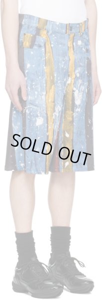 画像2: Charles Jeffrey LOVERBOY   Silky 'Denim'  ショートパンツ (2)