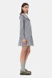 画像4: GANNI ガニー Black and White Stripe Mini Shirt Dress ドレス (4)