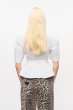 画像4: GANNI ガニー White Washed Stretch Cotton Tie Strap Blouse ブラウス (4)