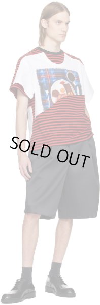 画像4: Charles Jeffrey LOVERBOY  AULD HAG DOUBLE TEE in RED (4)