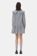 画像5: GANNI ガニー Black and White Stripe Mini Shirt Dress ドレス (5)