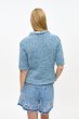 画像5: GANNI ガニー Blue Denim Handknit Polo ニットポロ (5)