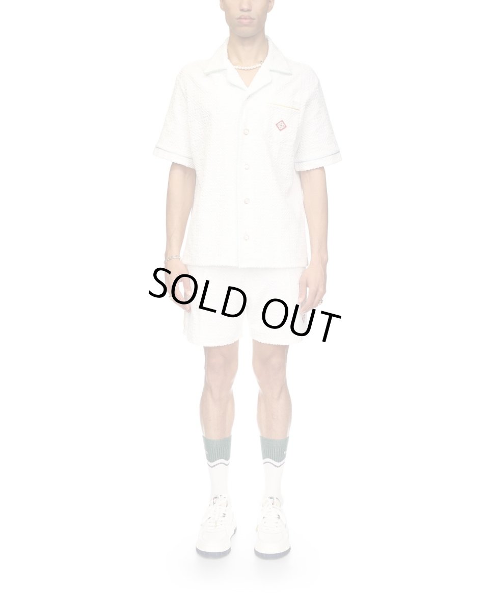 画像3: CASABLANCA Tennis Stripe Towelling Shirt (3)