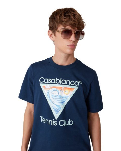 画像2: CASABLANCA Tennis Club Icon T-Shirt (2)