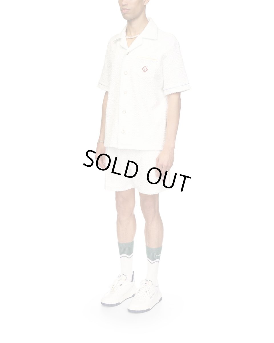 画像4: CASABLANCA Tennis Stripe Towelling Shirt (4)