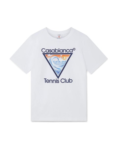 画像1: CASABLANCA Tennis Club Icon T-Shirt (1)