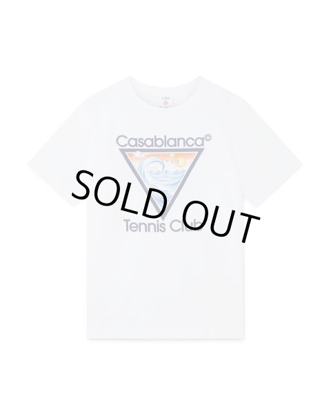 画像1: CASABLANCA Tennis Club Icon T-Shirt (1)