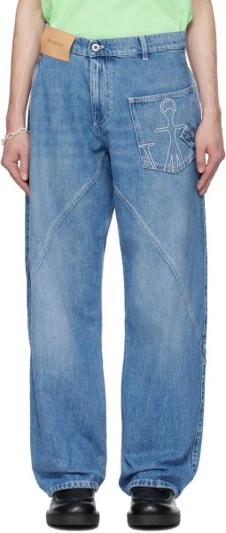 画像1: JW Anderson  ツイスト　ワークウェア　デニムジーンズ (1)
