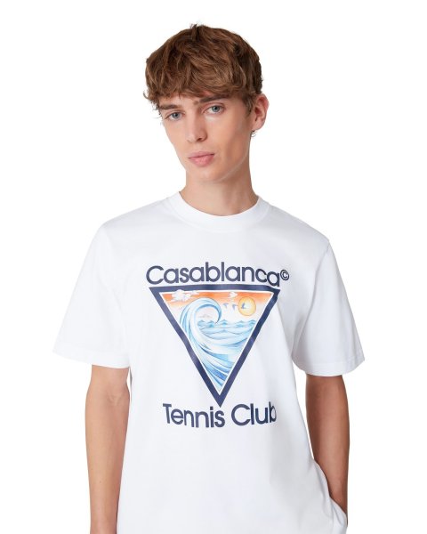 画像2: CASABLANCA Tennis Club Icon T-Shirt (2)