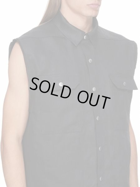 画像4: Rick Owens　SS25 ハリウッドランウェイ ジャンボ SL アウターシャツ (4)