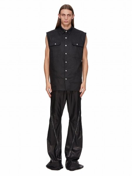 画像7: Rick Owens　SS25 ハリウッドランウェイ ジャンボ SL アウターシャツ (7)