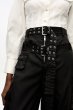 画像6: GANNI ガニー Black Duchesse Nylon Pocket Trousers (6)