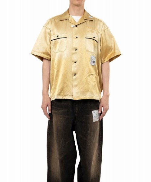 画像1: Maison MIHARA YASUHIRO Embriodery Bowling Shirt (1)