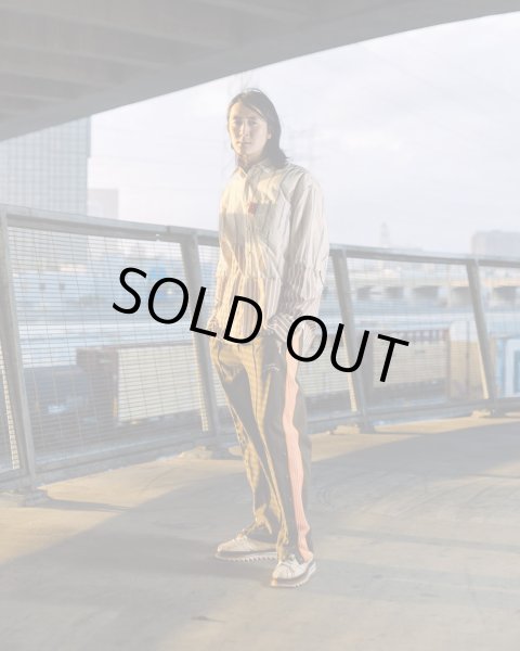 画像6: ALWAYS OUT OF STOCK　CRAZY STRIPE L/S SHIRT-BEIGE (6)