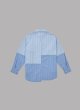 画像2: ALWAYS OUT OF STOCK　CRAZY STRIPE L/S SHIRT-SAX (2)