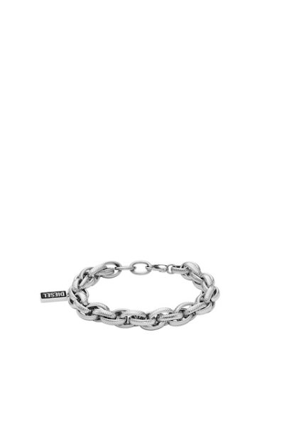 画像1: DIESEL dx1514 Black agate chain bracelet (1)