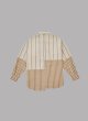 画像2: ALWAYS OUT OF STOCK　CRAZY STRIPE L/S SHIRT-BEIGE (2)