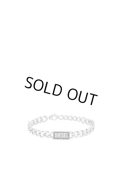 画像1: DIESEL dx1513 Black agate id bracelet (1)