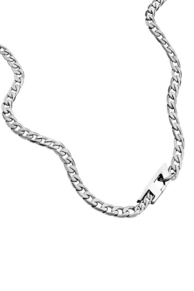 画像1: DIESEL dx1497 Stainless steel chain necklace (1)