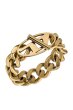 画像1: DIESEL dx1568710 Gold-Tone Stainless Steel Soft Chain Ring (1)