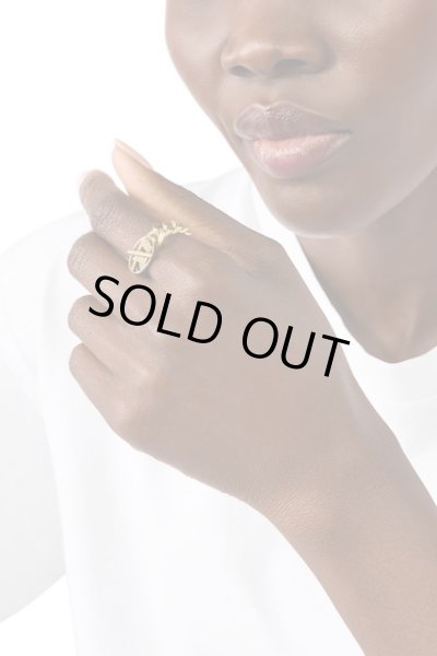 画像4: DIESEL dx1568710 Gold-Tone Stainless Steel Soft Chain Ring (4)