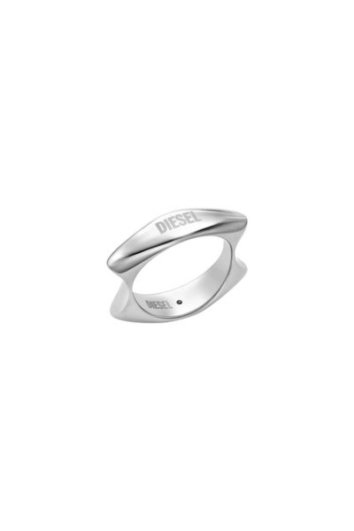 画像1: DIESEL dx1584040 Stainless Steel Band Ring (1)