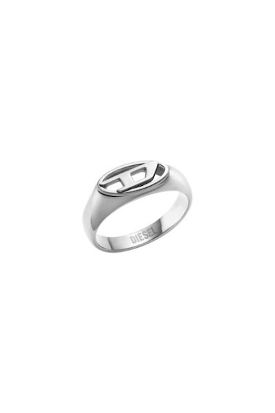 画像1: DIESEL dx1587040 Stainless Steel Signet Ring (1)
