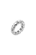 画像1: DIESEL dl1359040 Sterling Silver Band Ring (1)