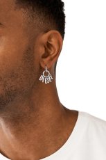 画像2: DIESEL dx1492 Stainless steel hoop earring (2)