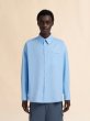 画像2: MARNI ライトブルー オーガニックポプリン製シャツ マルニロゴ入り (2)