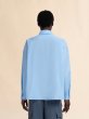 画像3: MARNI ライトブルー オーガニックポプリン製シャツ マルニロゴ入り (3)