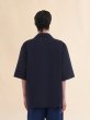 画像3: MARNI ディープブルー トロピカルウール製 ボーリングシャツ (3)