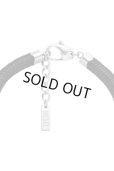 画像2: DIESEL dx1574931 jewel Hematite Beaded Bracelet (2)