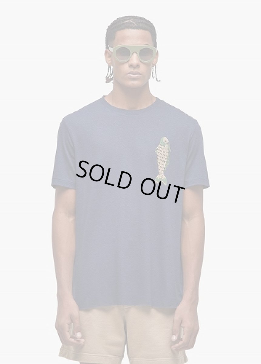 画像1: OSKLEN MEN'S Light Linen Fish T-shirt MC (1)