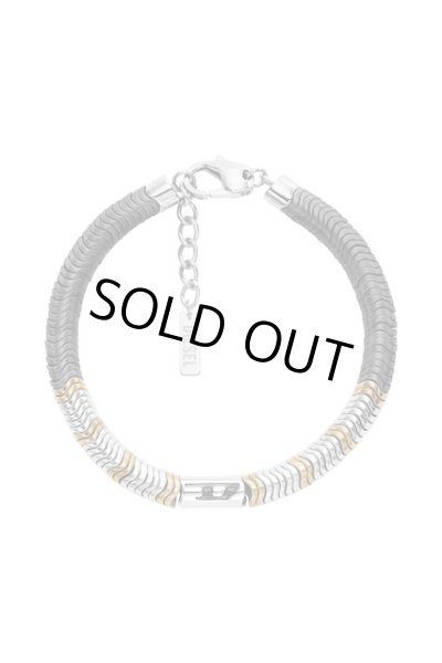 画像1: DIESEL dx1573931 jewel Hematite Beaded Bracelet (1)