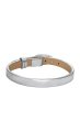 画像2: DIESEL dx1518040 Silver Leather Stackable Bracelet (2)
